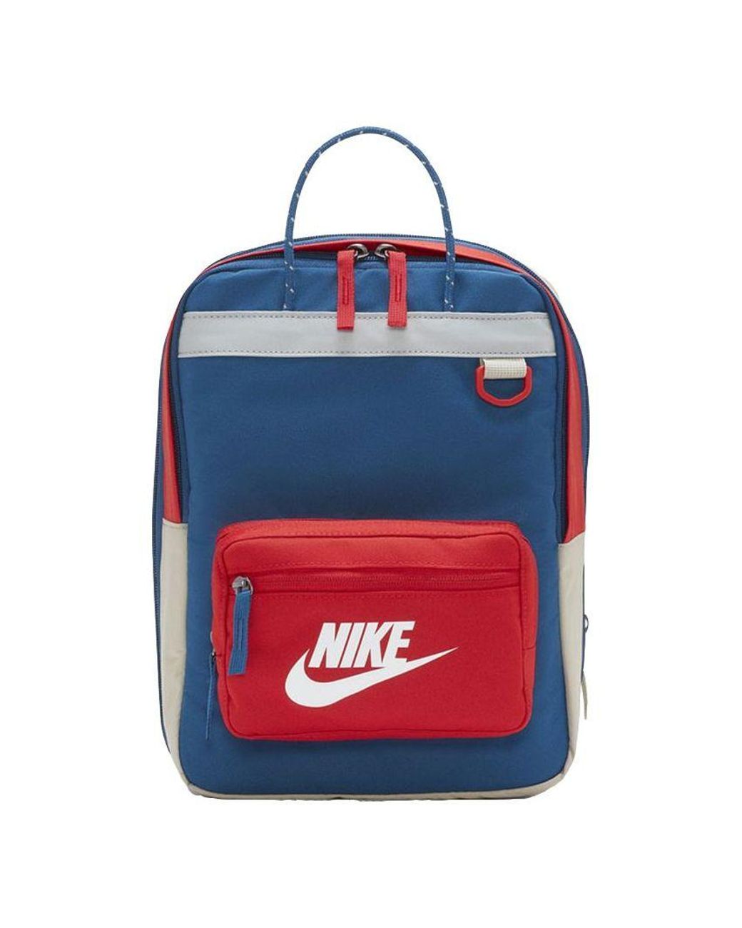 Nike Athleisure Casual Sports Colorblock Backpack Navy in Blue | Lyst