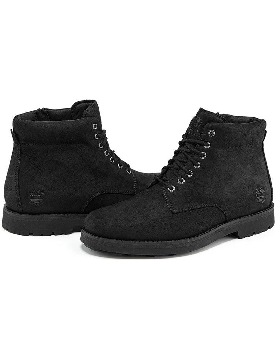 Timberland Black Alden Brook Side Zip Boots Full Grain' for men