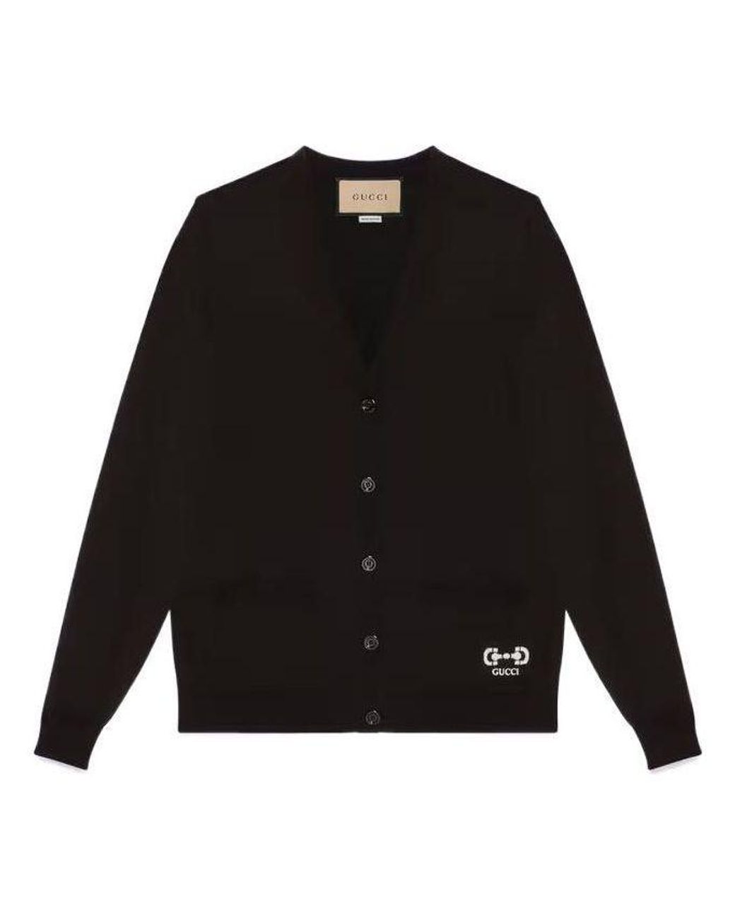 Gucci Black (Wmns) Extra Fine Wool Cardigan
