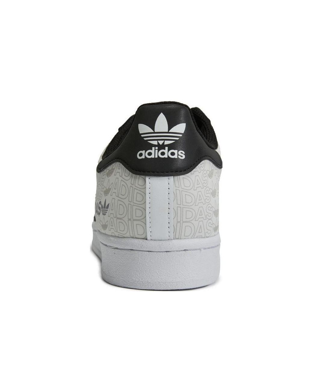 Adidas Brown Superstar 'Reflective Allover Logo for men