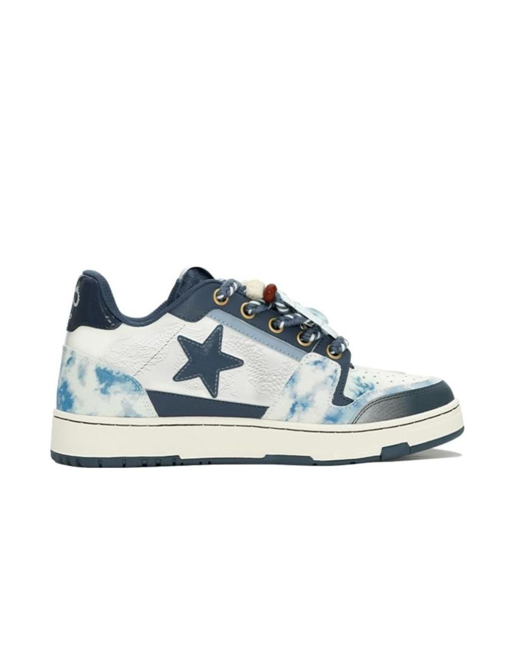 KAALIXTO Blue Skateboarding Low 'Azure Dragon' for men