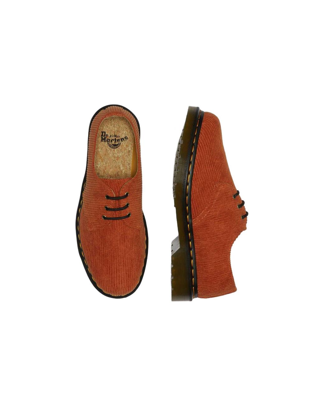 Dr. Martens Brown 1461 Corduroy Oxford Shoes 'Tan'