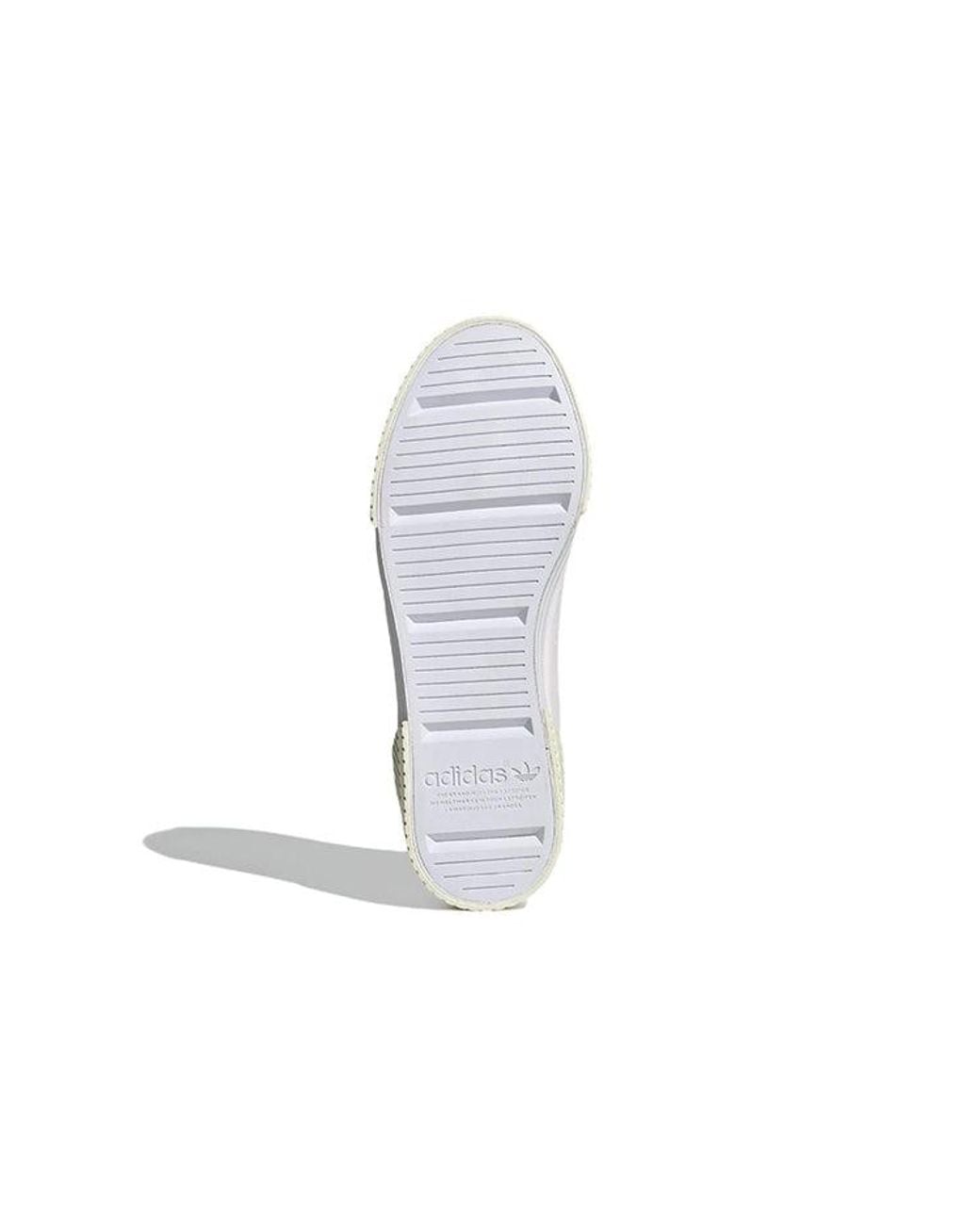 Adidas White (Wmns) Originals Court Tourino 'Almost'