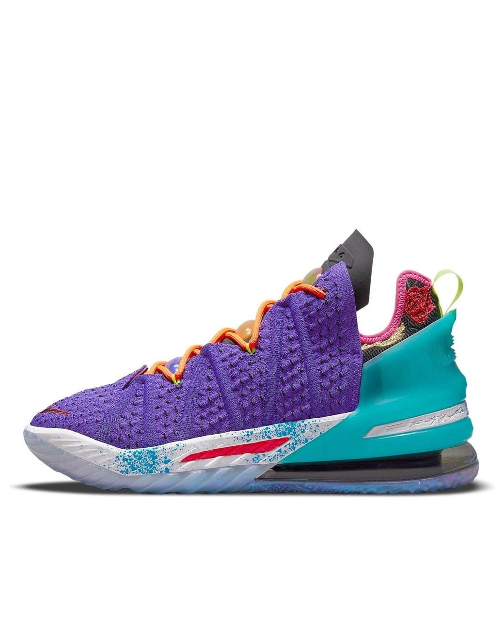 Nike Blue Lebron Xviii "Best 1-9" Basketball Shoe for men