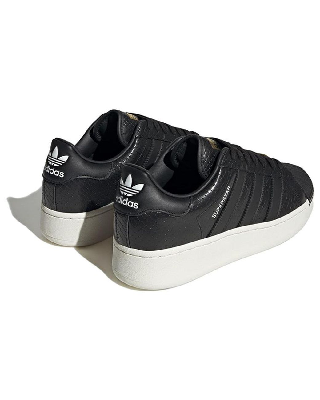 Adidas Black Originals Superstar Xlg Shoes 'Core Metallic' for men