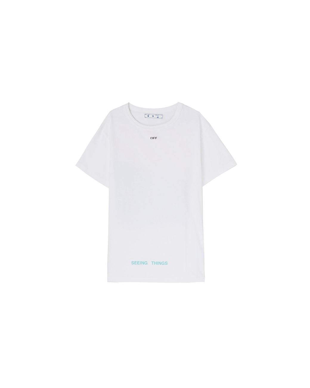 Off-White c/o Virgil Abloh White Printing Short Sleeve Loose Fit for men