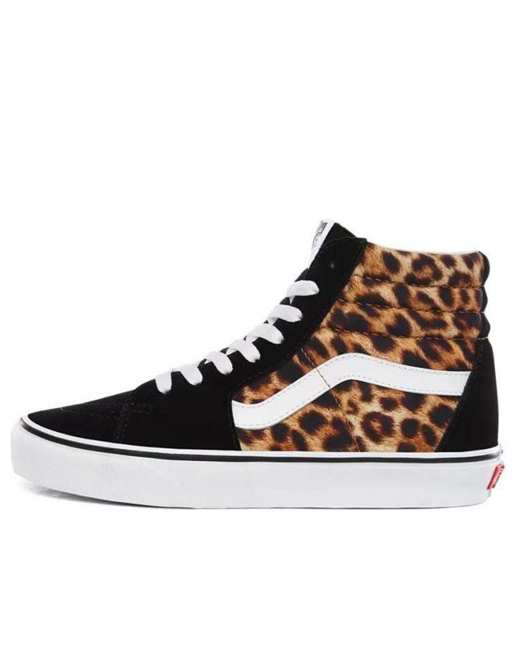 Vans Black Sk8-Hi 'Leopard' for men