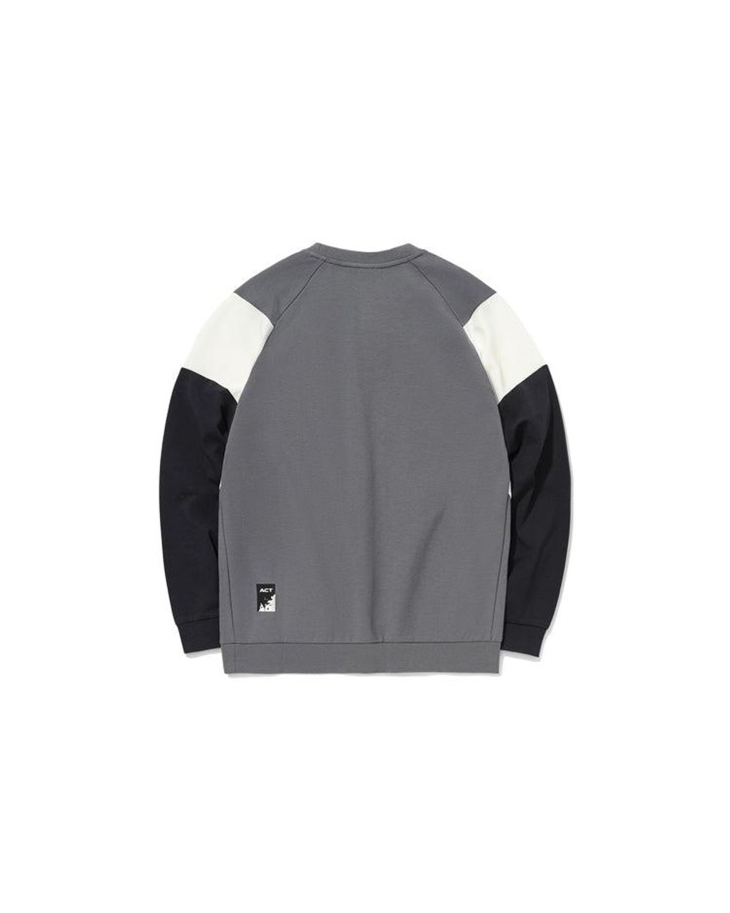 Li-ning Gray Contrasting Colors Sports Training Pullover Round Neck for men