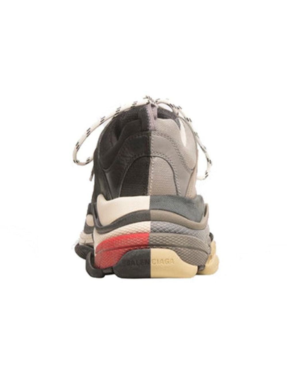 Balenciaga Gray Triple S Sneaker 'Split' for men
