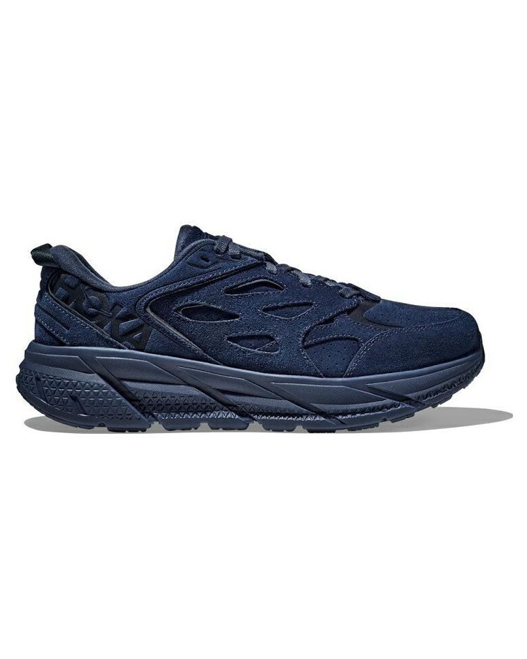 Hoka One One Blue Clifton L Suede 'Outer Space' for men