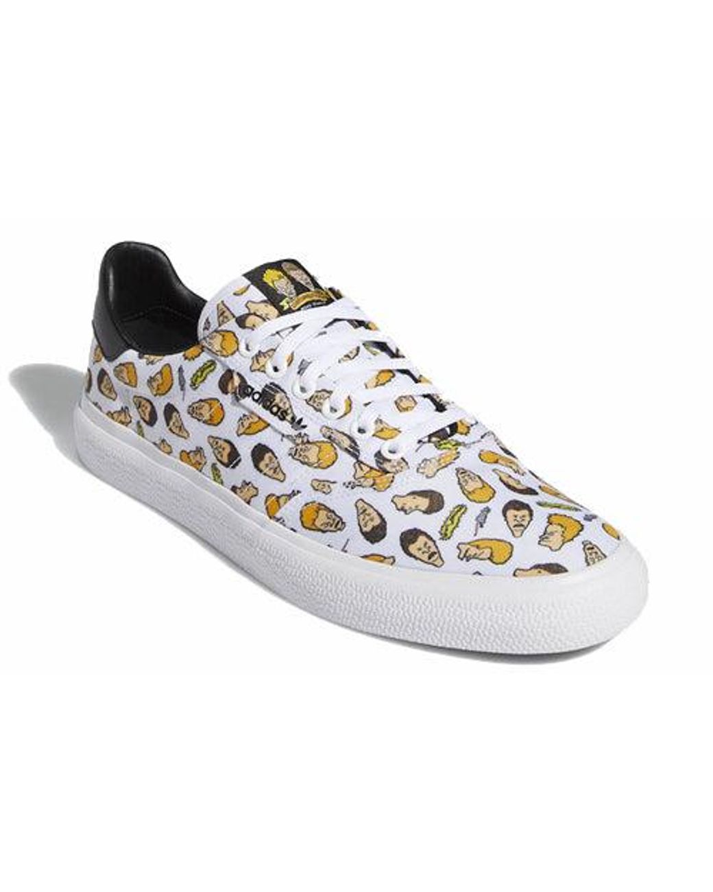 Adidas White Beavis And Butthead X 3Mc Vulc 'Cloud' for men