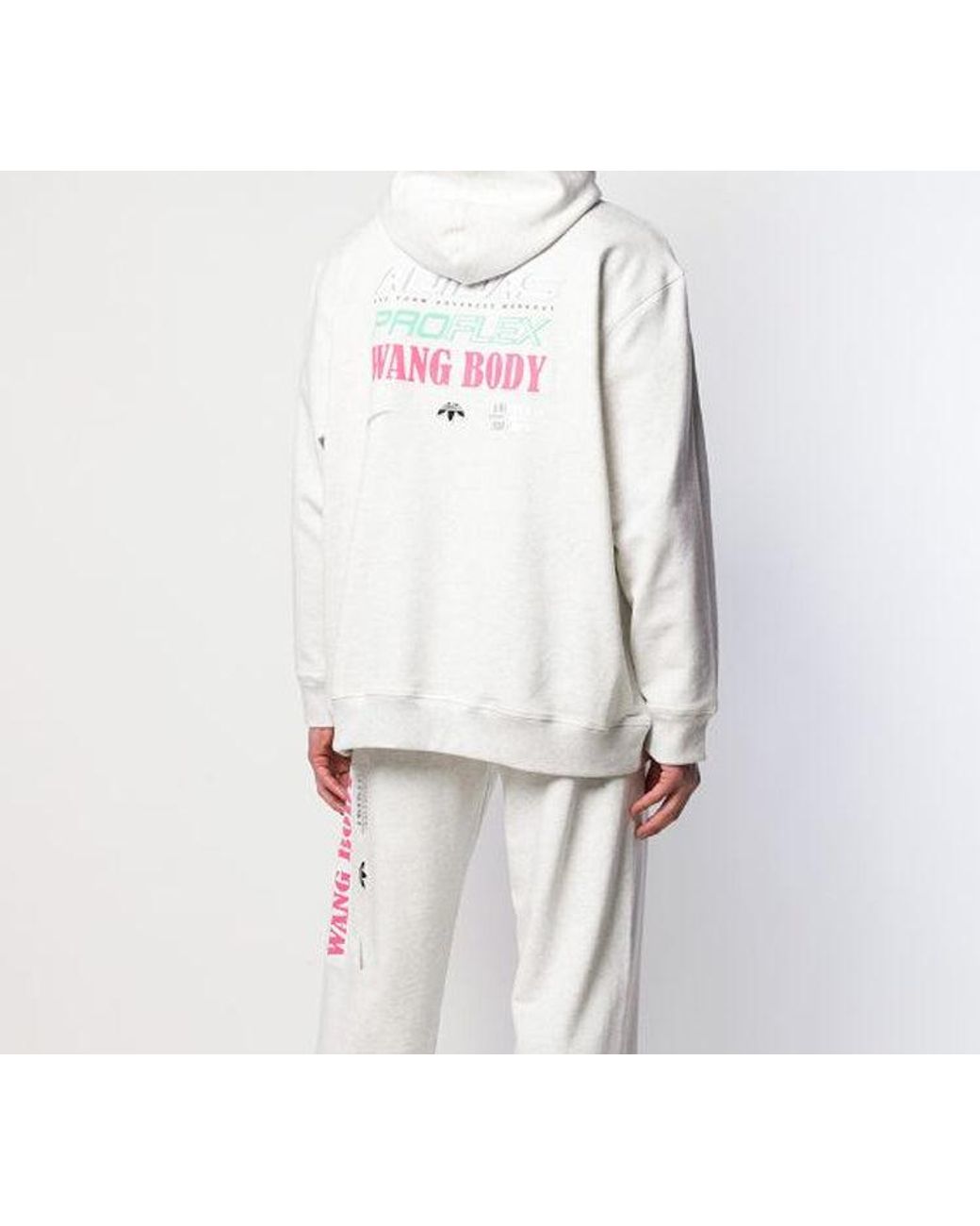 Adidas White Alexander Wang Logo Sweatshirt