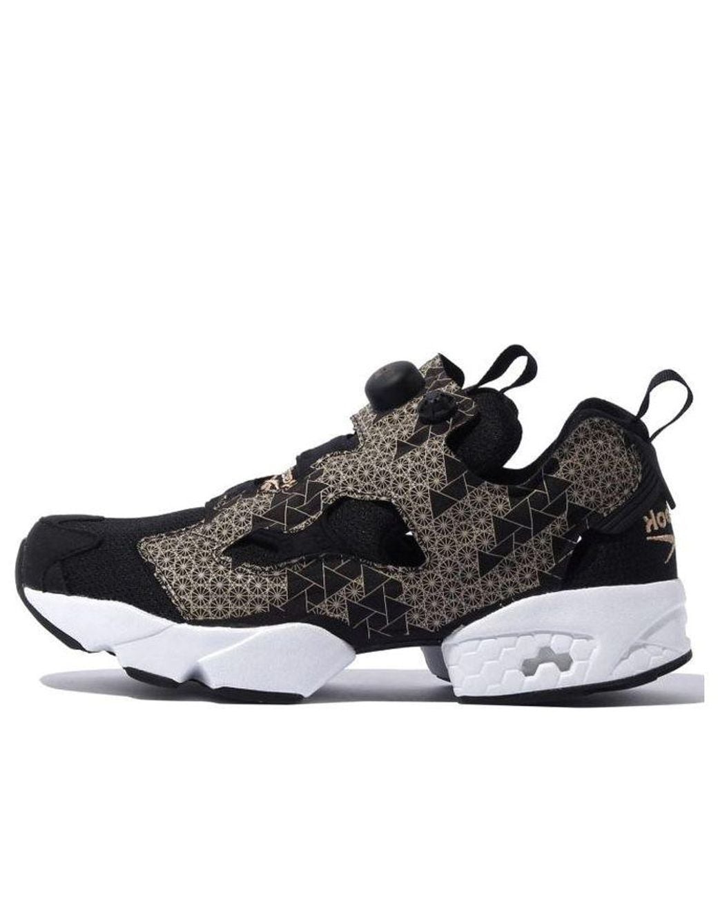 Reebok Black Instapump Fury Running Shoes for men