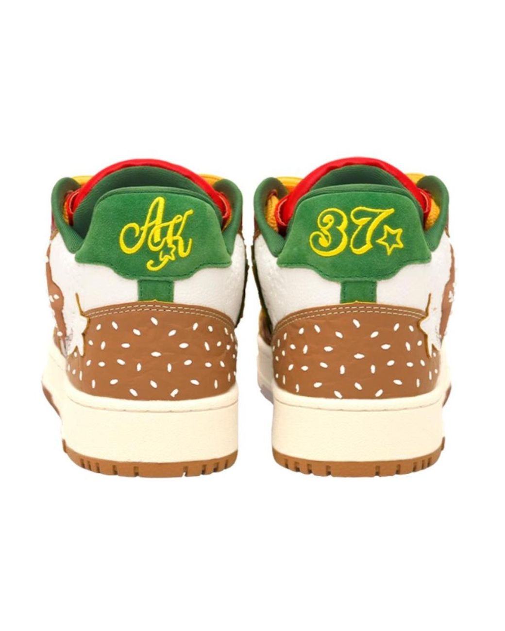 KAALIXTO Blue Skateboarding Low 'Burger Club' for men
