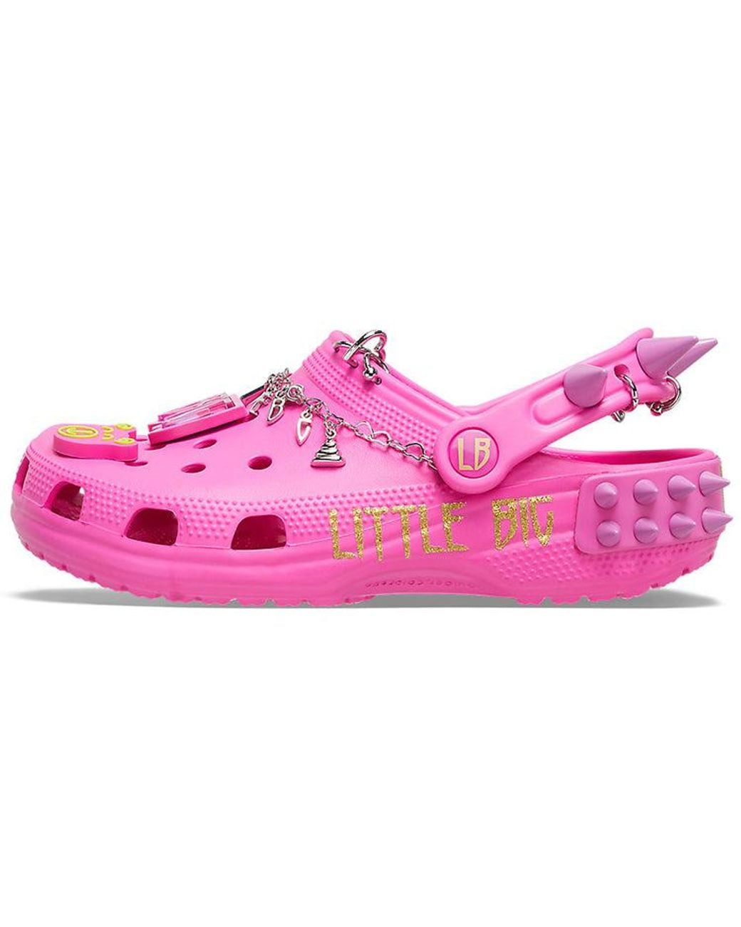 CROCSTM Pink X Littlebig Classic Clog Sandals