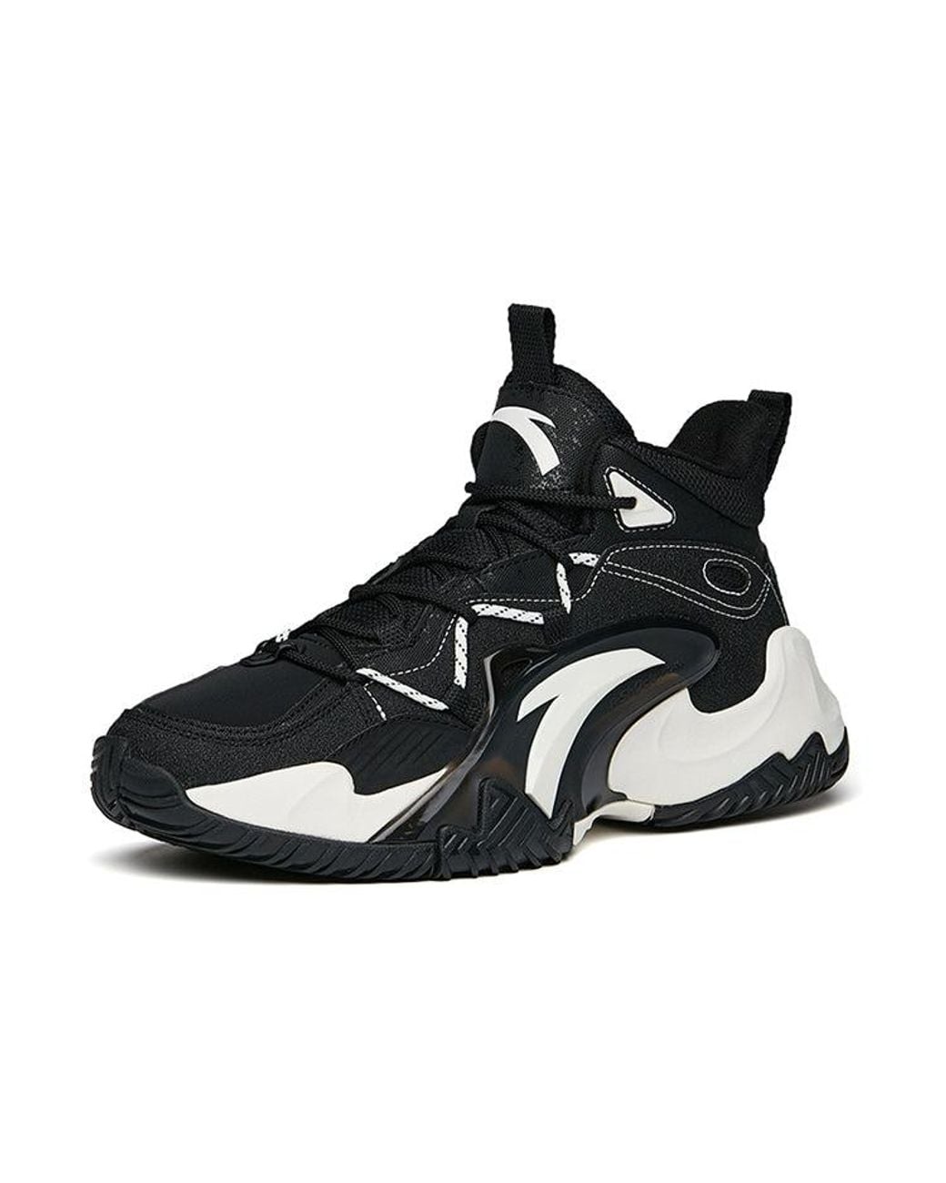 Anta Black Basketball Series Sneakers Mid for men