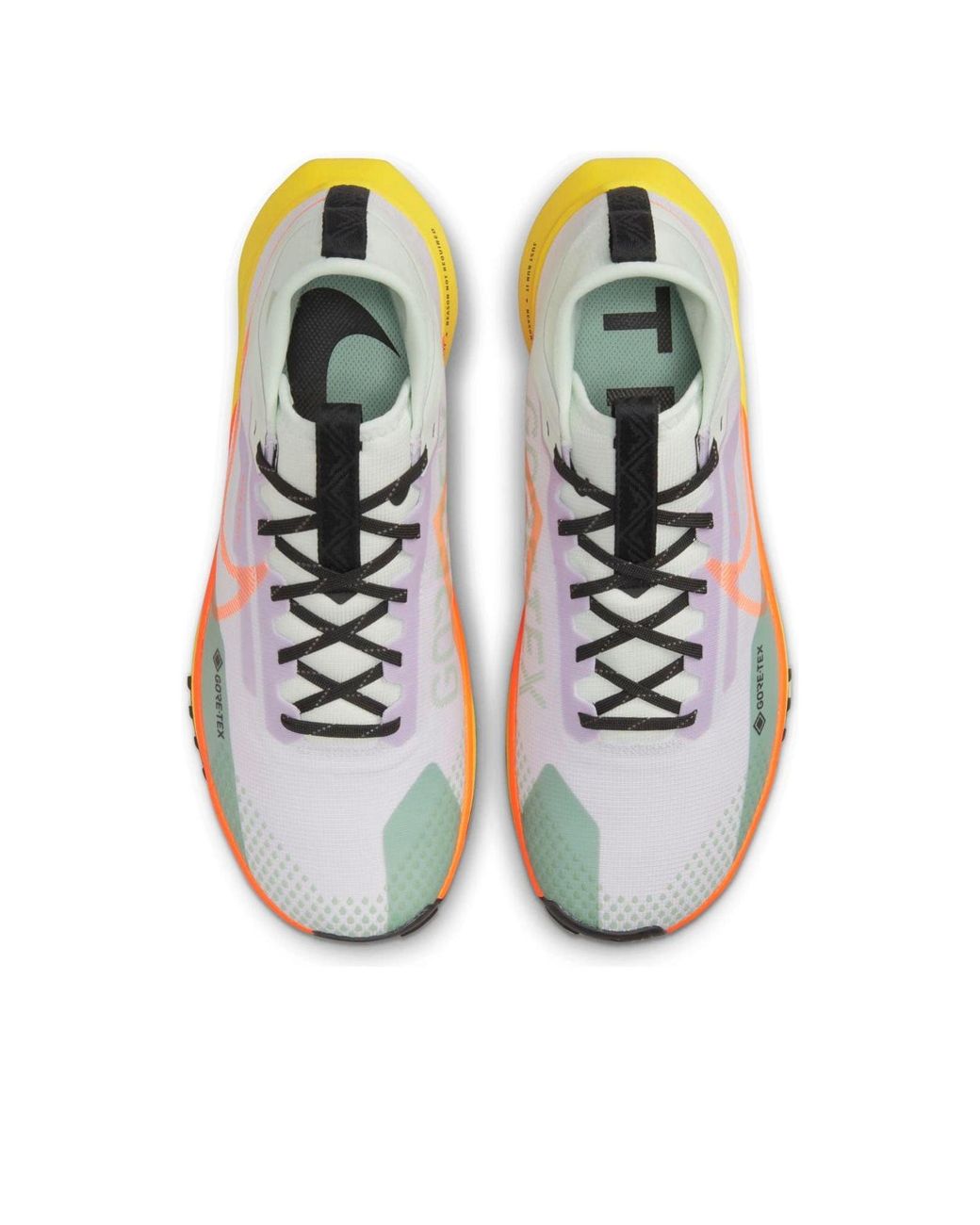 Nike White React Pegasus Trail 4 Gore-tex Barely Grape/total Orange Dj7926-500 for men