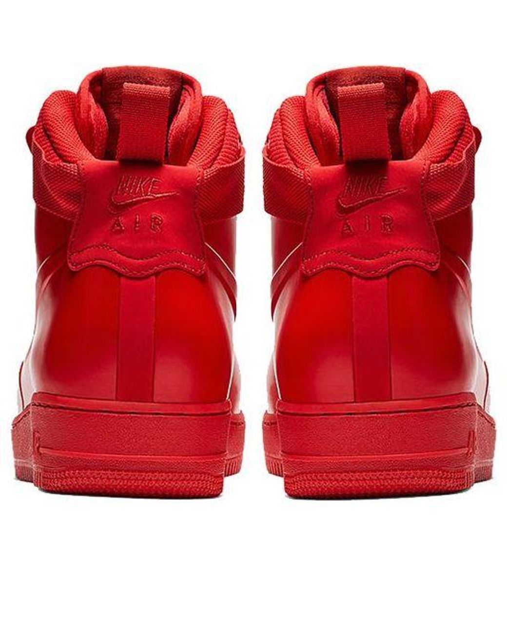 Nike Red Air Force 1 Foamposite for men