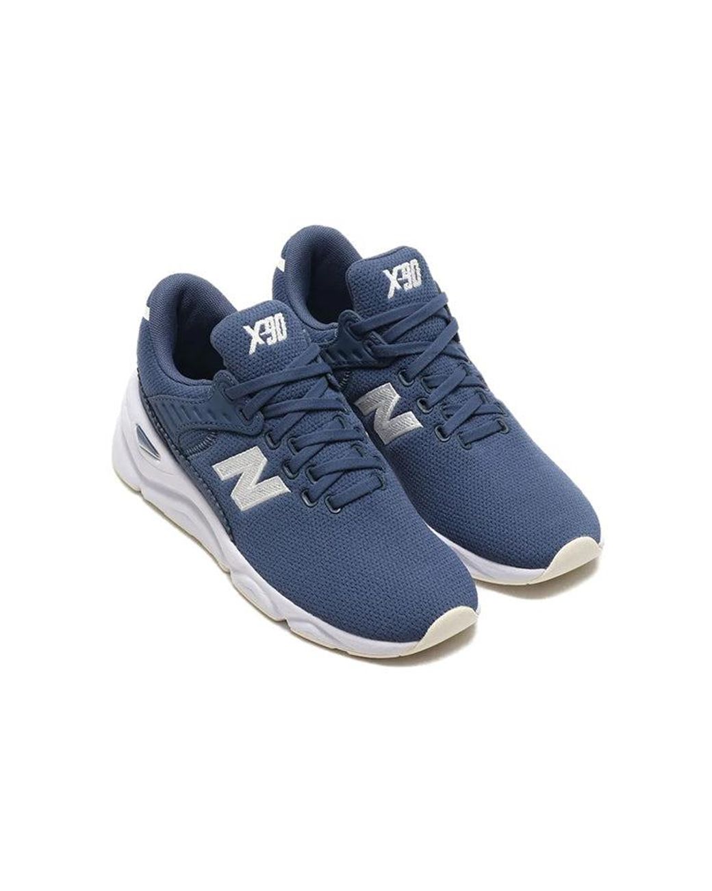 New Balance Blue (Wmns) X-90 Series Low Tops Retro