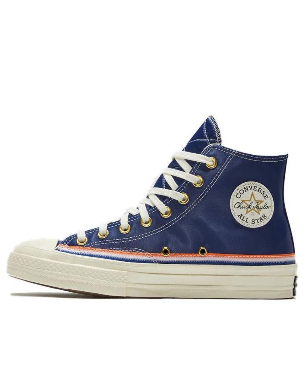 blue and gold converse