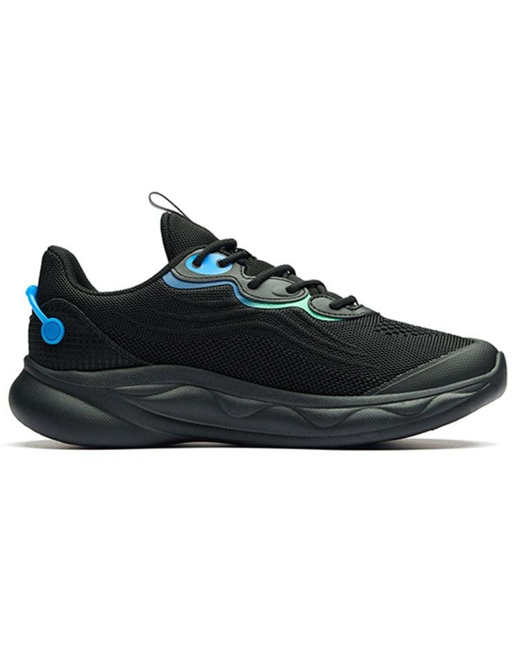 Anta Black Running Series Sneakers With Deco' for men