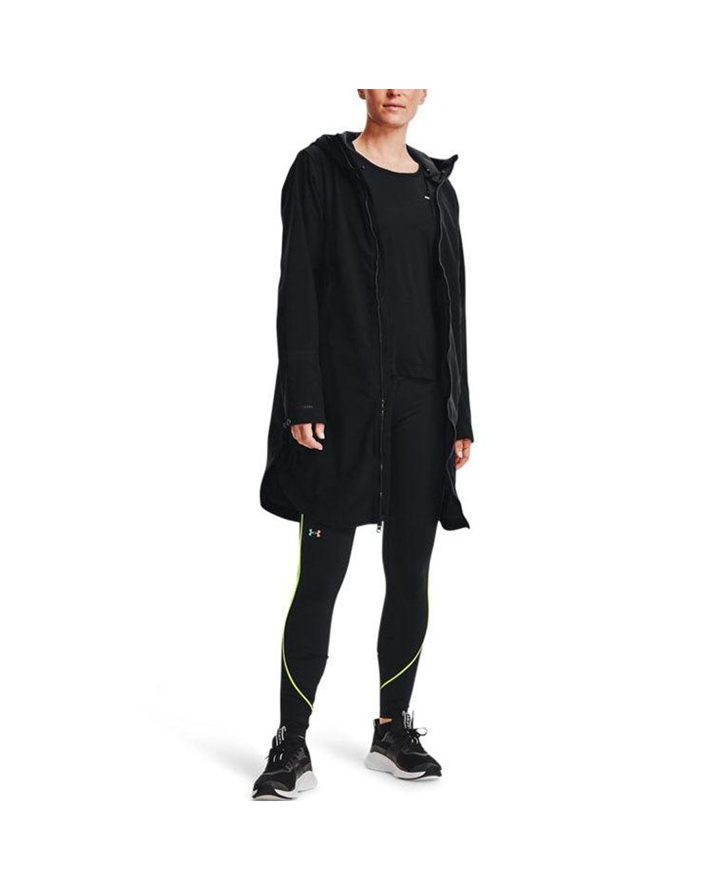 Under Armour Blue (Wmns) Rush Shell Casual Mid-Length Hooded Jacket