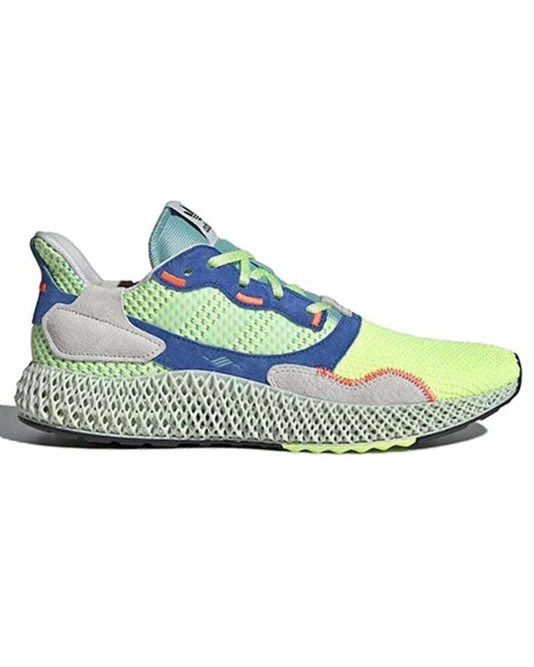 Adidas Blue Zx 4000 4D 'Easy Mint' for men