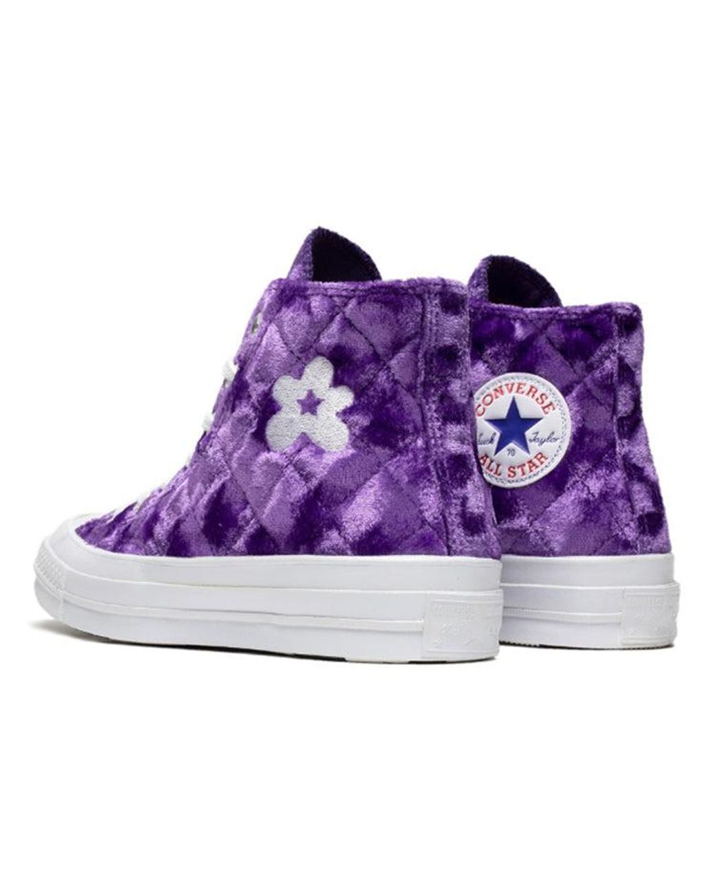 Converse Purple Golf Le Fleur X Chuck 70 Hi 'Quilted Velvet Tillandsia' for men