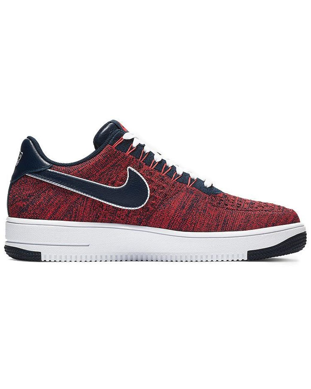 Nike Air Force 1 Low Ultra Flyknit Robert Kraft Patriots Sneakers Red/blue  for Men | Lyst