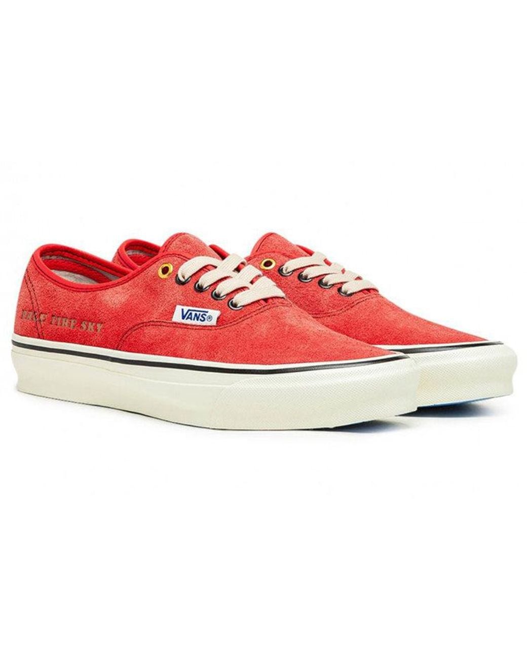 Vans Red Julian Klincewicz X Vault Authentic Sp Lx for men