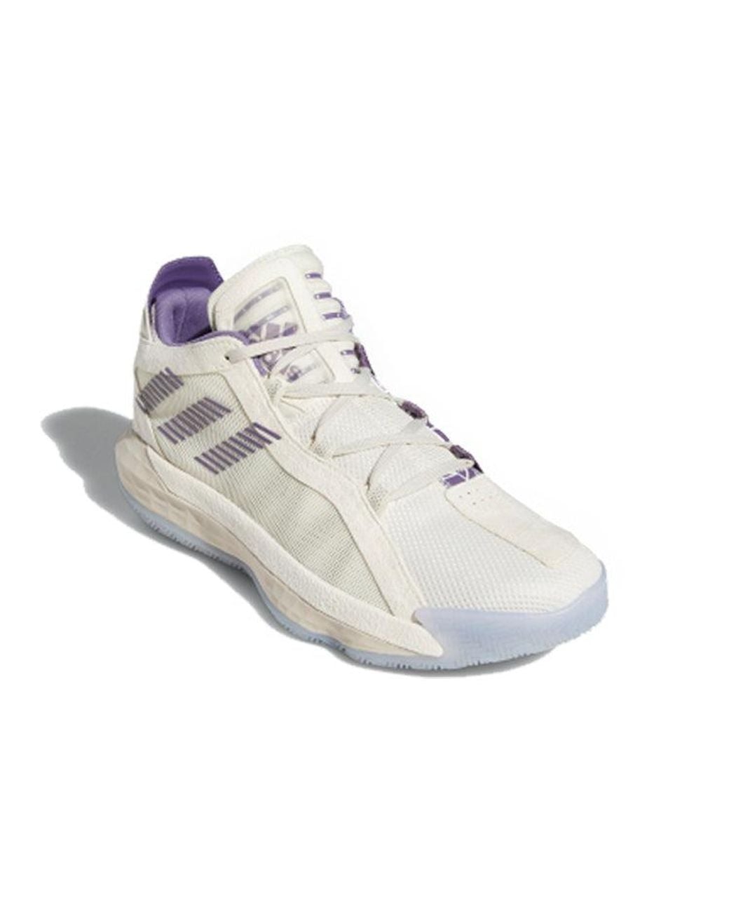 Adidas White Dame 6 'Weber State' for men