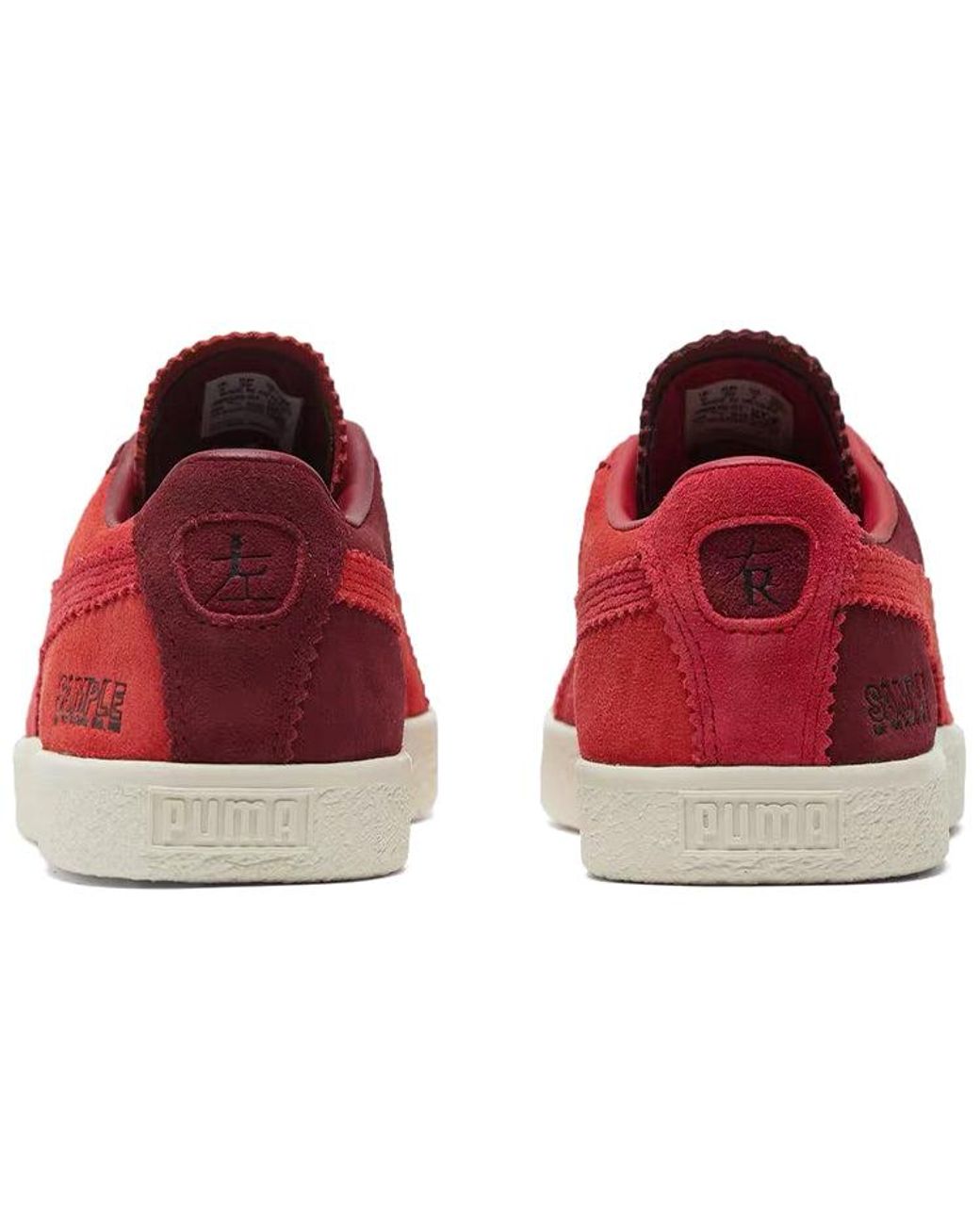 PUMA Red Michael Lau X Suede Vtg 'Poppy' for men
