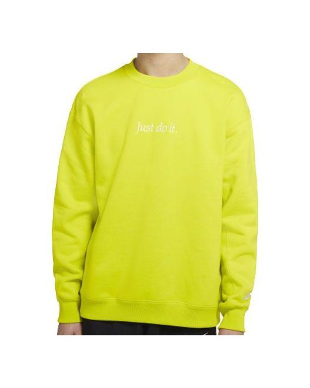 Nike Yellow Sportswear Jdi Round Neck for men