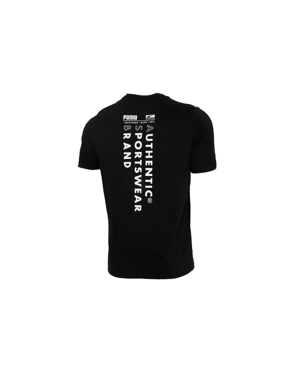 PUMA Black Casual Graphic T-Shirts for men