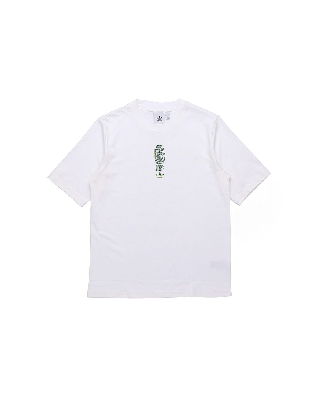 Adidas White Originals Graphic Tee 3 Graffiti Printing Round Neck for men