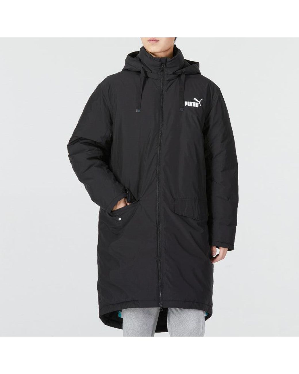 PUMA Black Padded Down Jacket for men
