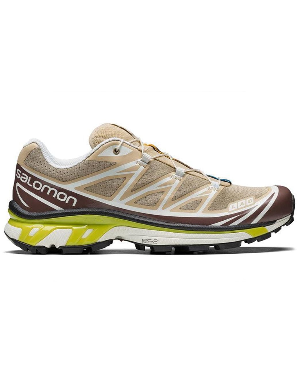 Salomon White S-Lab Xt-6 Adv 'Safari Lime'