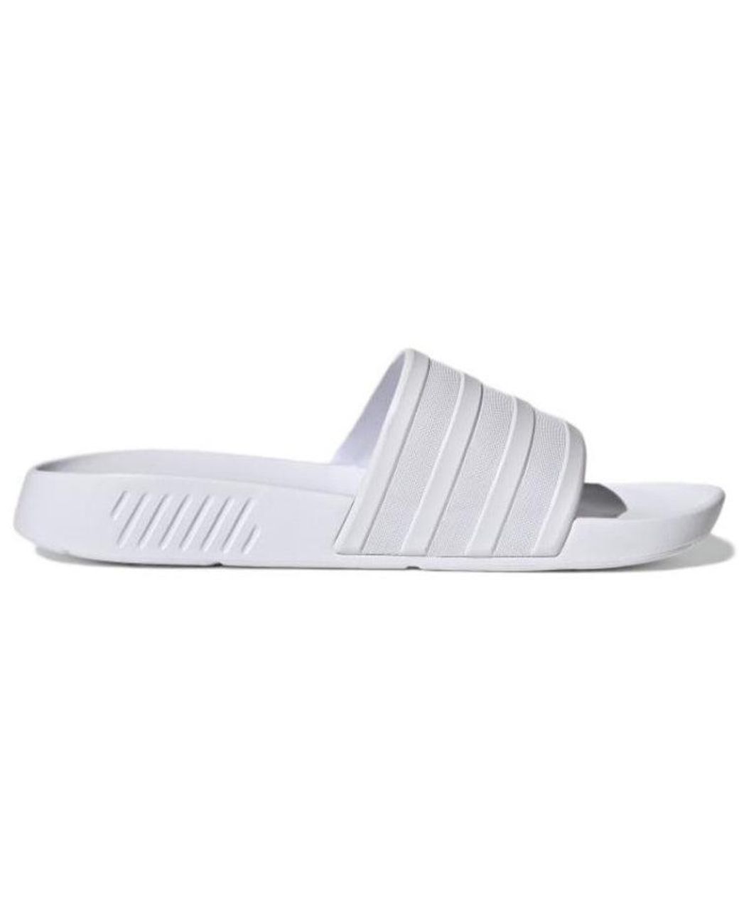 Adidas White Racer Tr Slides Cozy Wear-Resistant Slippers for men