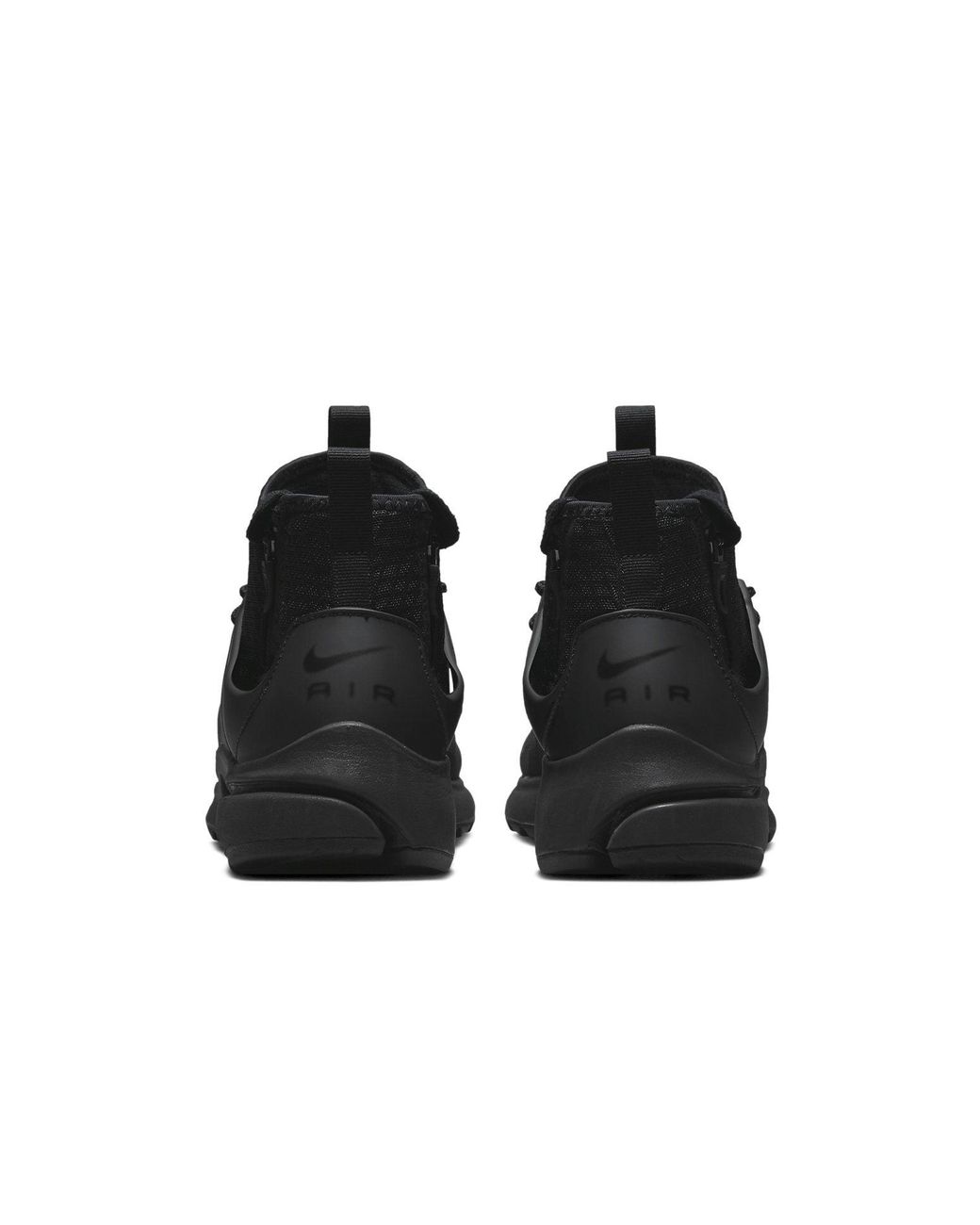 Nike Black Air Presto Mid Utility 'Triple' for men