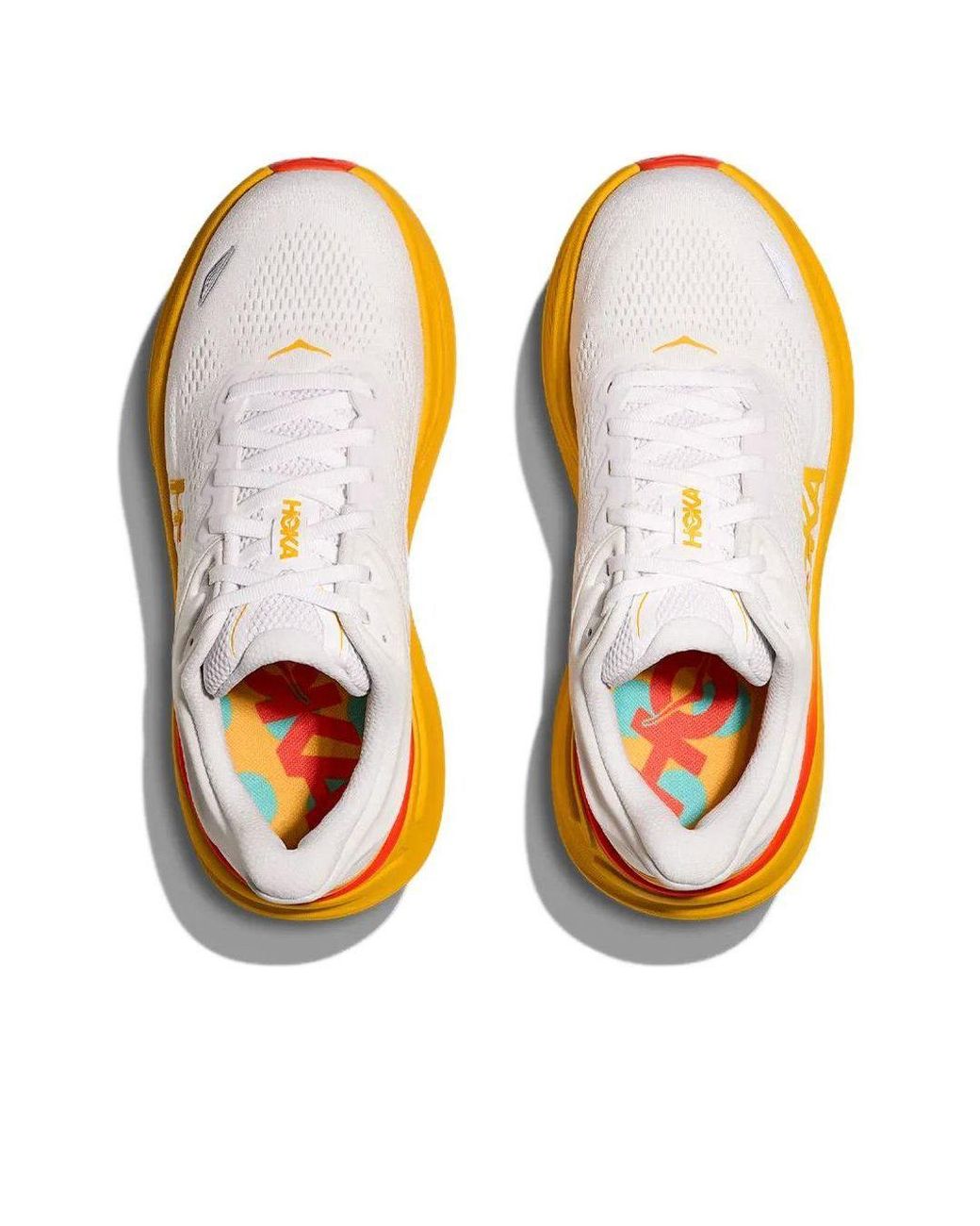 Hoka One One Yellow Bondi 9 'Frost Sunflower' for men