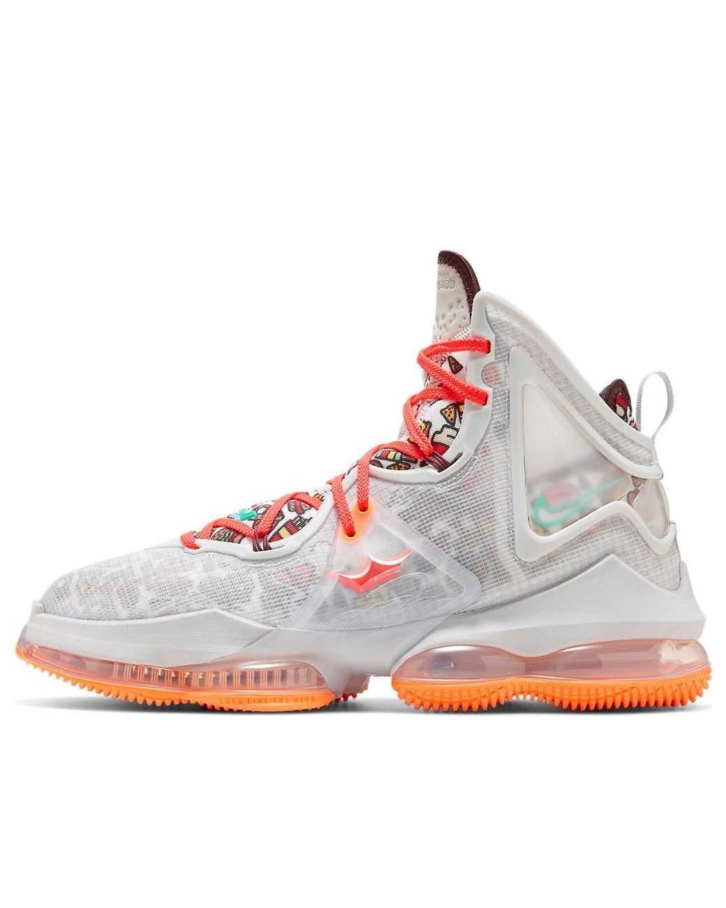 Nike White Lebron 19 Ep 'Fast Food' for men