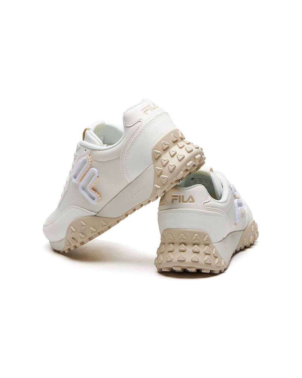 Fila White (Wmns) Pacer Low Top Running Shoes