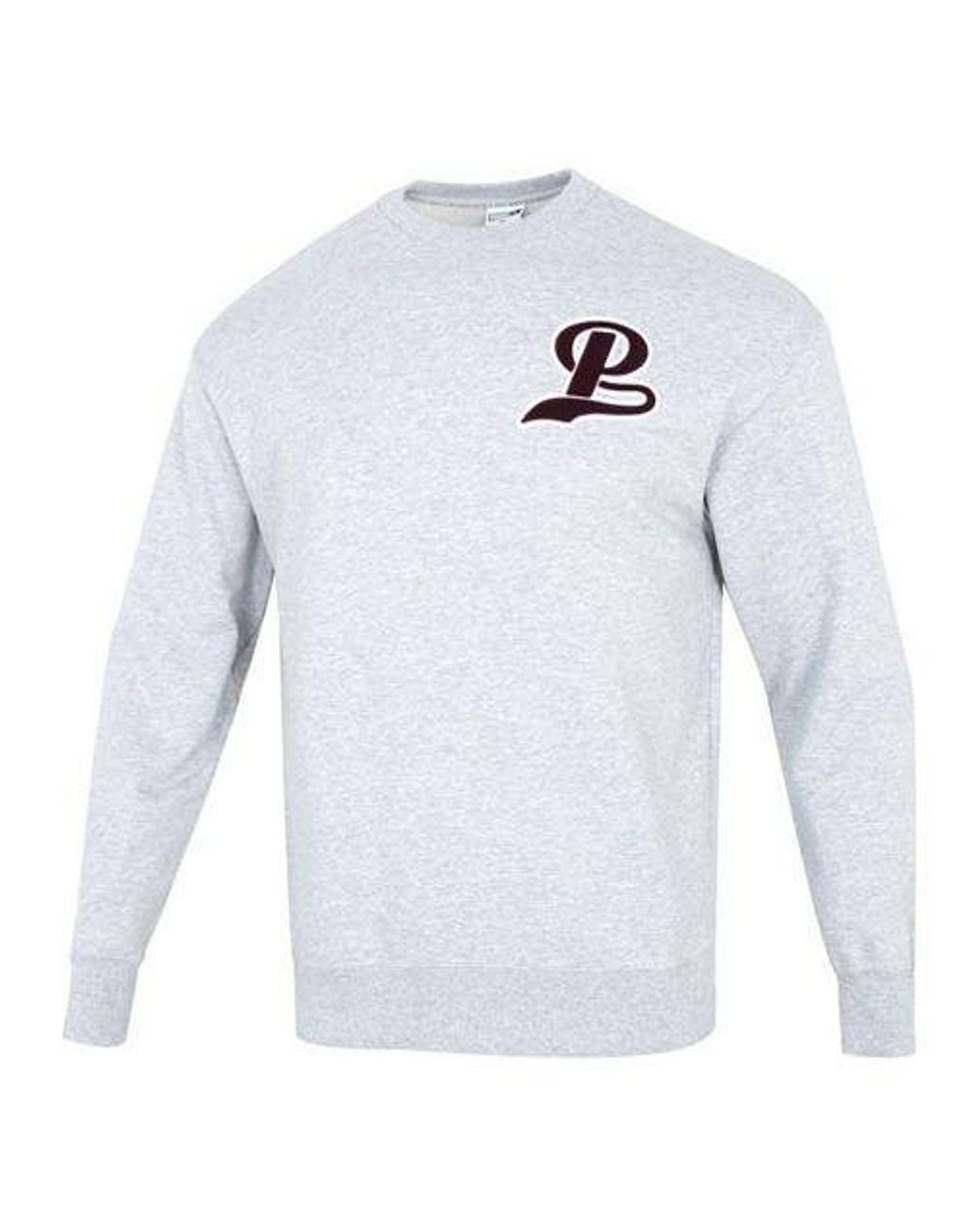 PUMA Blue Team Crew Logo Sweatshirt Burgumdy' for men