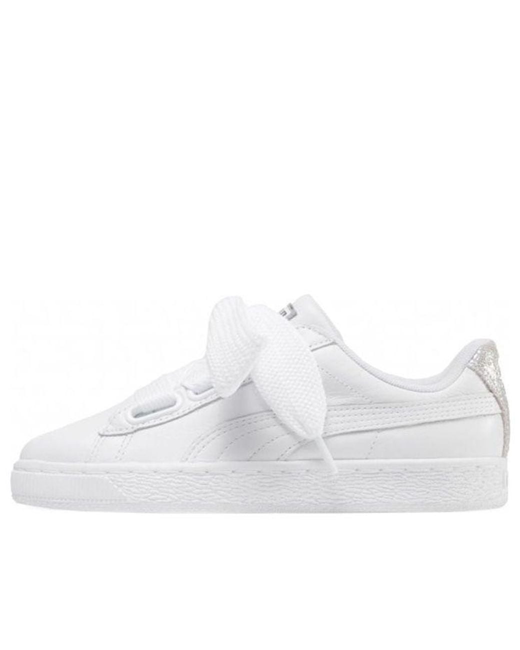 PUMA White (Wmns) Basket Heart 'Bio Hack