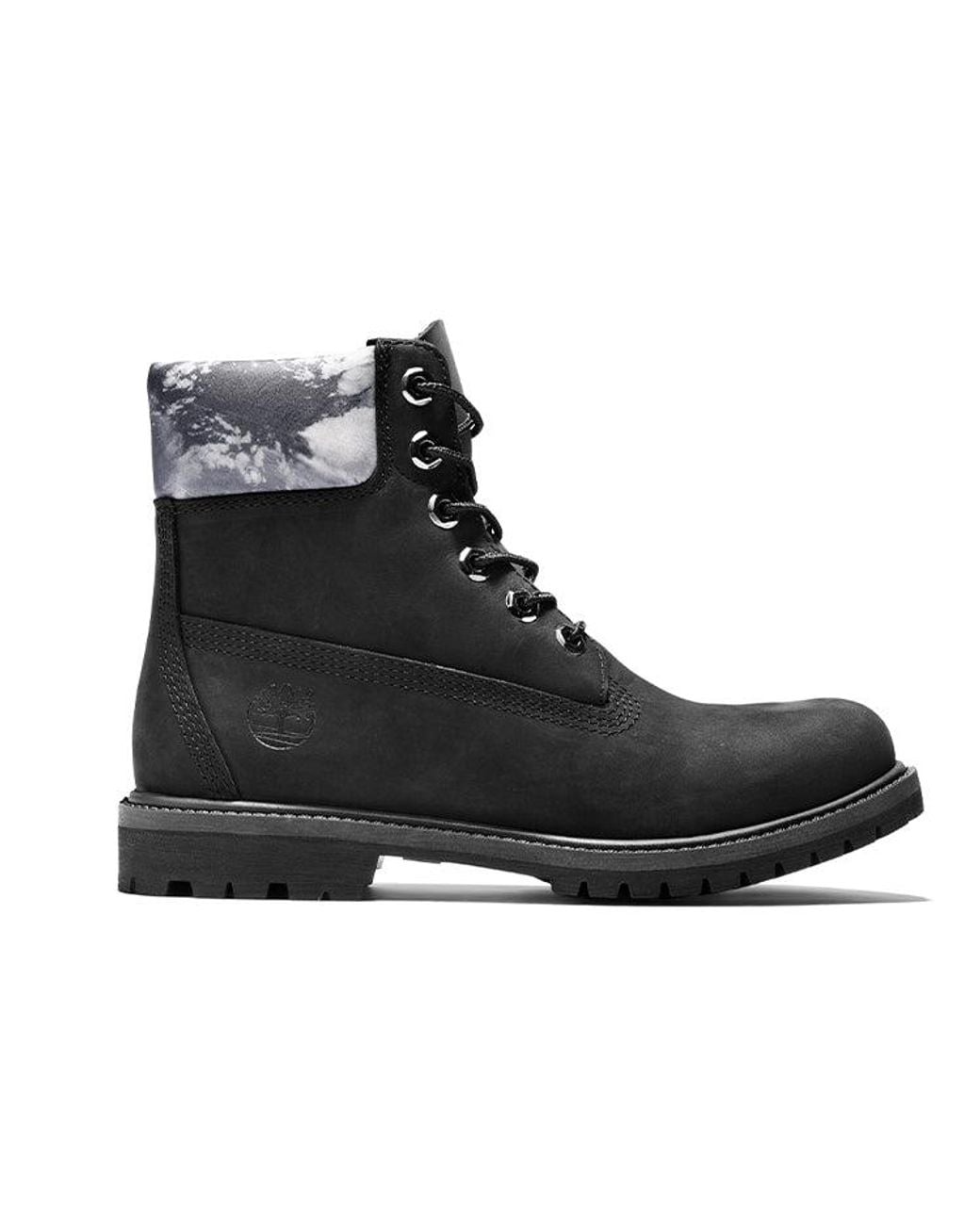 Timberland Black (Wmns) Premium -Inch Waterproof Boot 'Cloudy Nubuck'