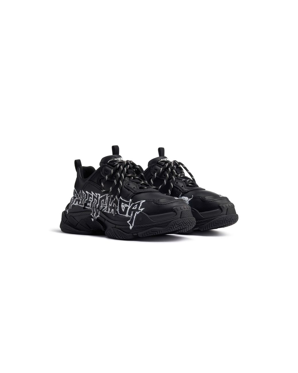 Balenciaga Black (Wmns) Triple S Diy Metal