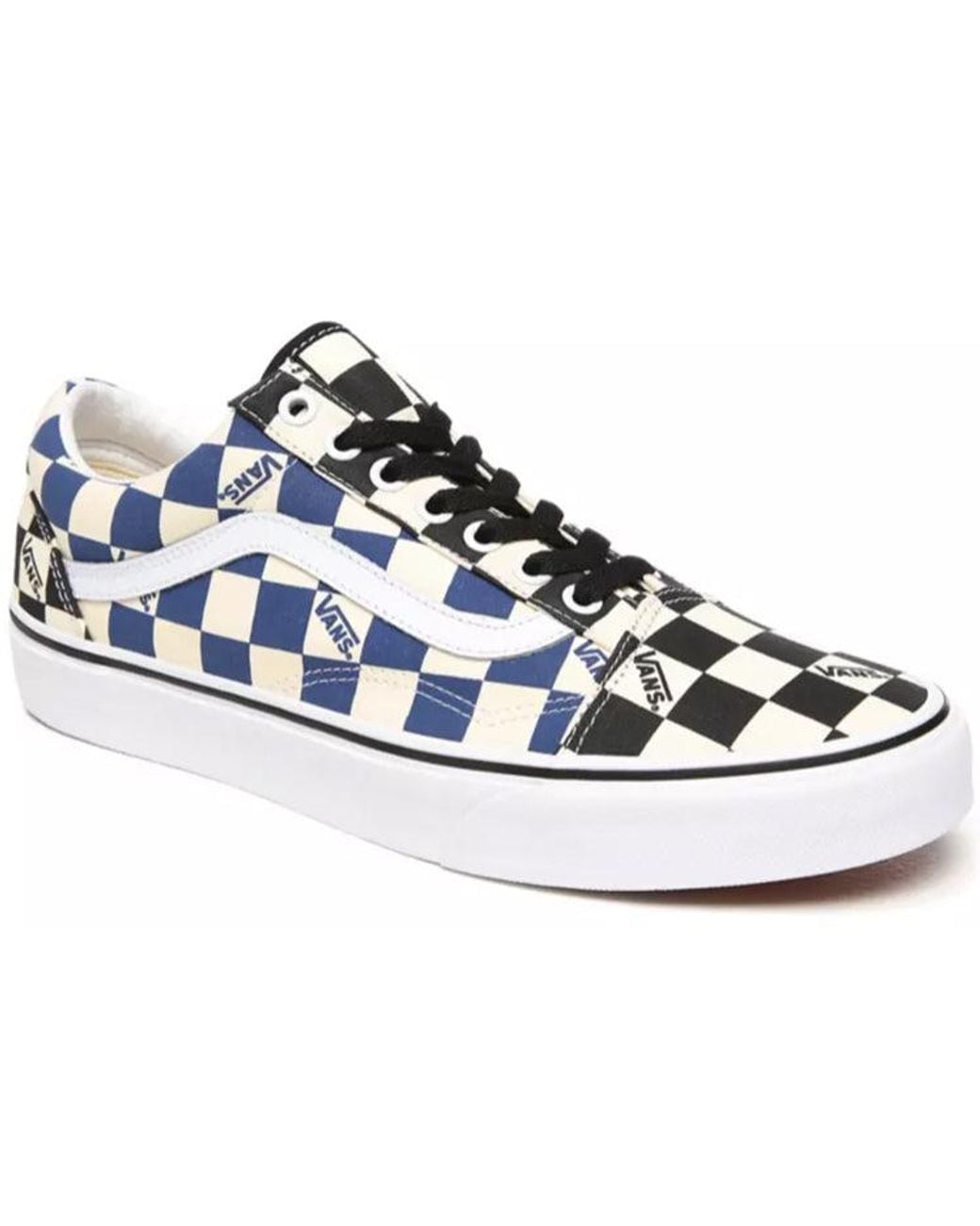 Vans Blue Old Skool 'Big Check' for men