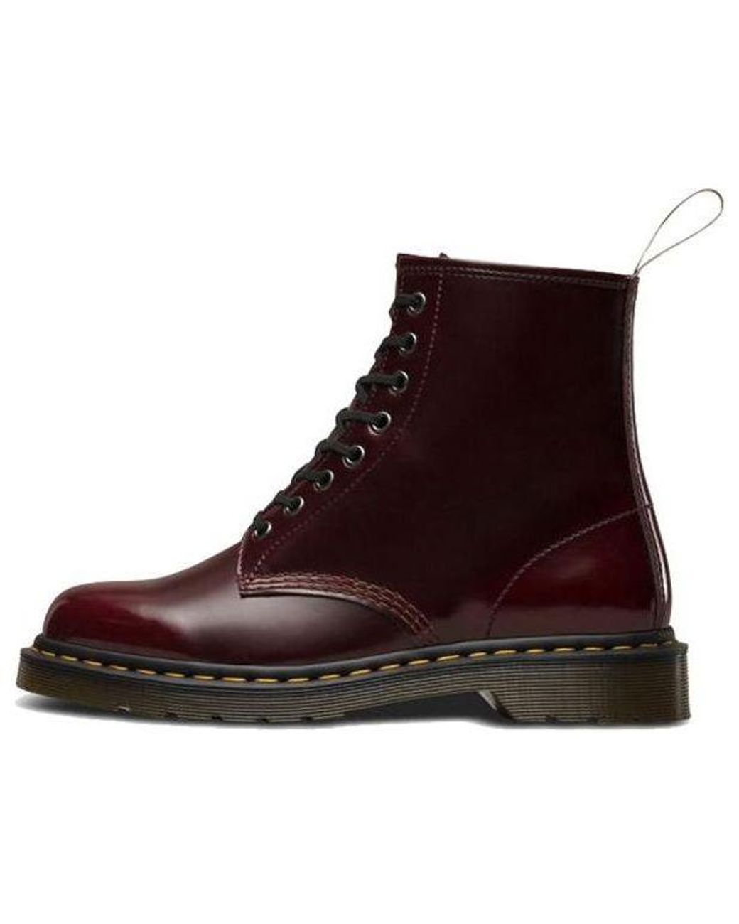 Dr. Martens Brown 10 Martin Boots Cherry Red for men