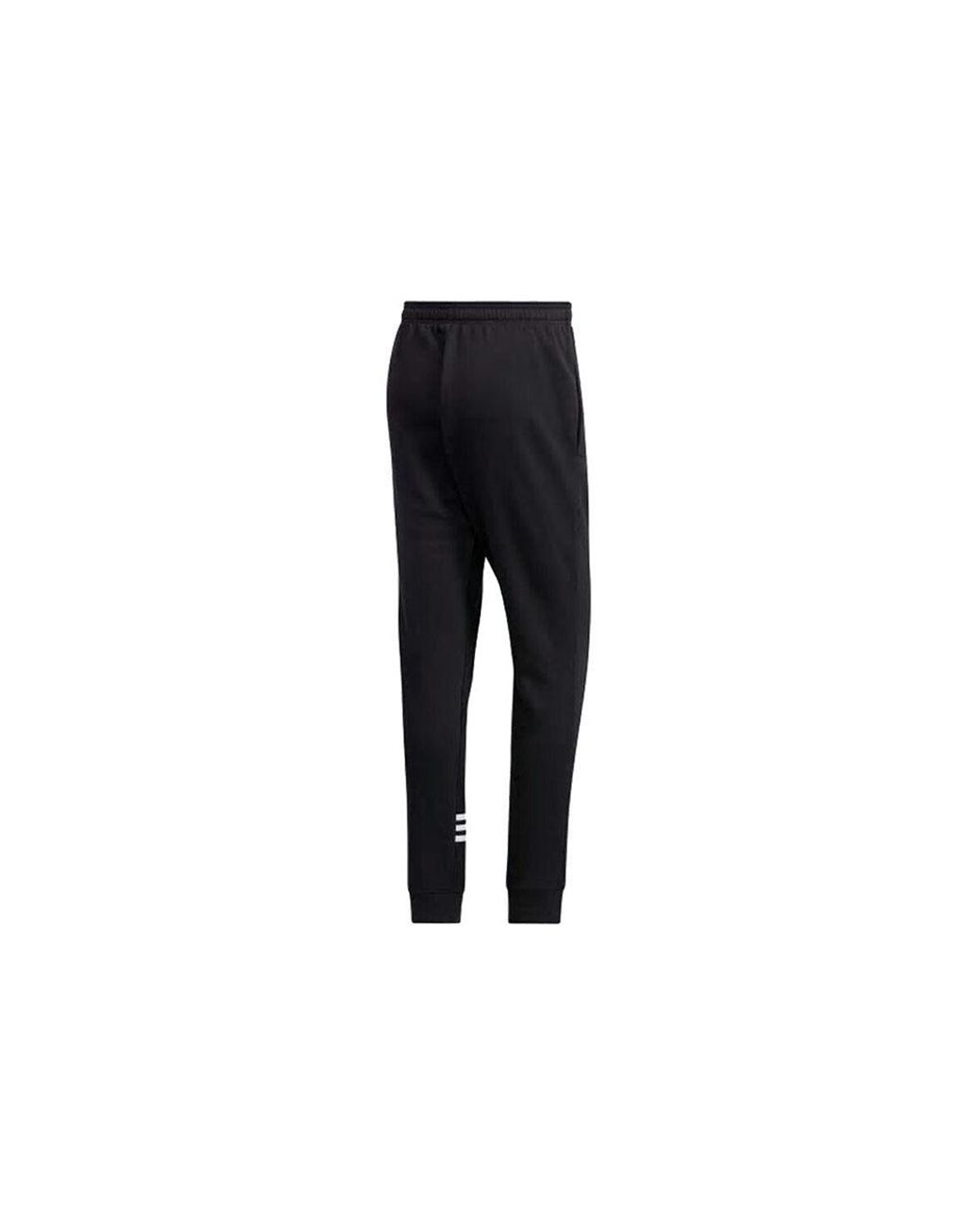 Adidas Black M E Comf Pt Stripe Running Bundle Feet Sports Pants for men