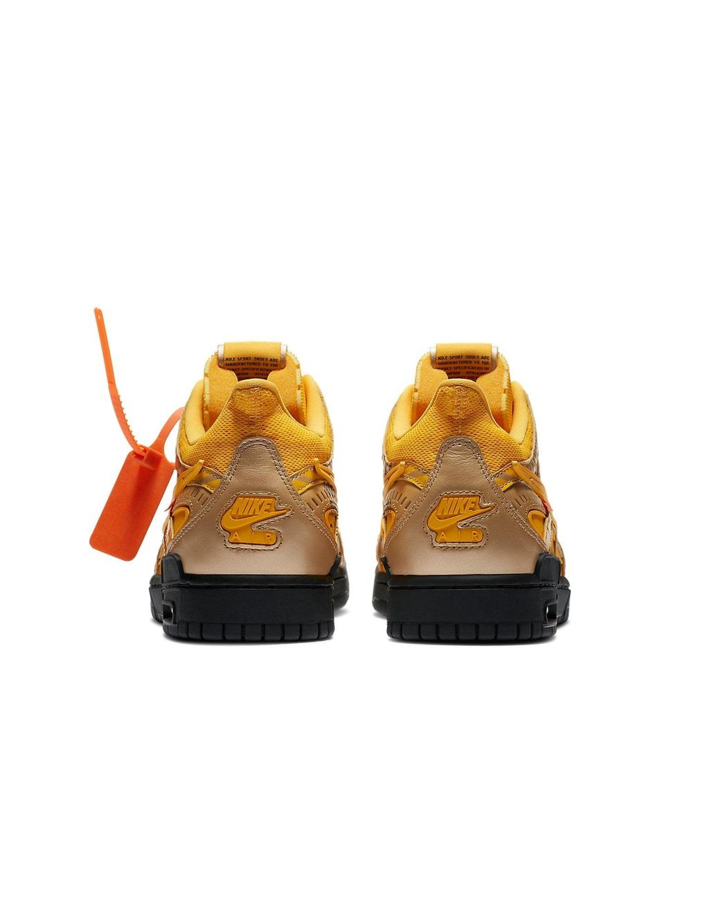 Nike Orange X Off- Air Rubber Dunk 'University' for men